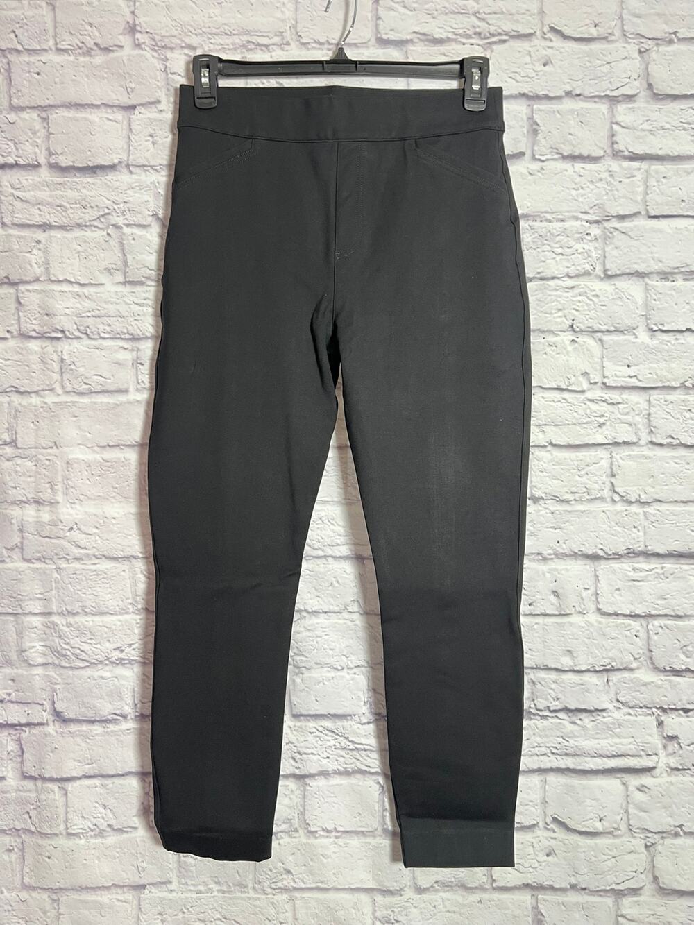 Spanx The Perfect Pants Ankle Backseam Skinny Black SIZE L Slim Pull On
